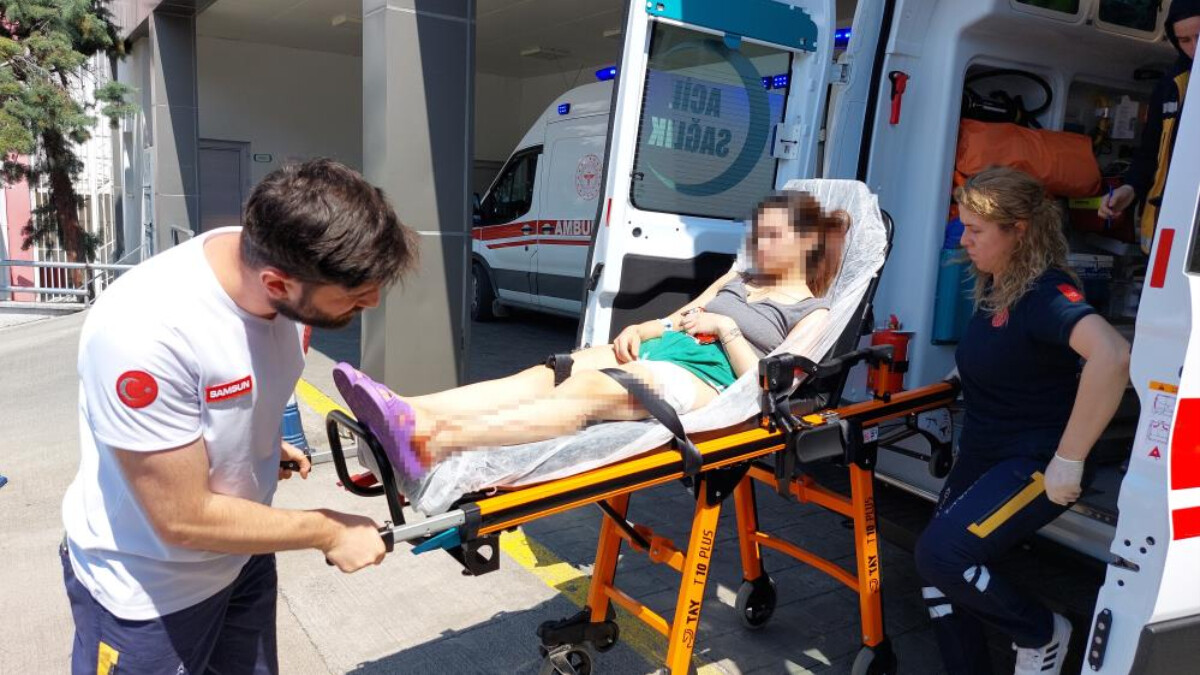 Samsun’da eşi bıçakladı! Talihsiz kadın hastanelik oldu