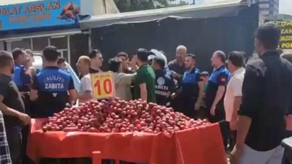 Şanlıurfa’da zabıta ile seyyar satıcılar arasında arbede