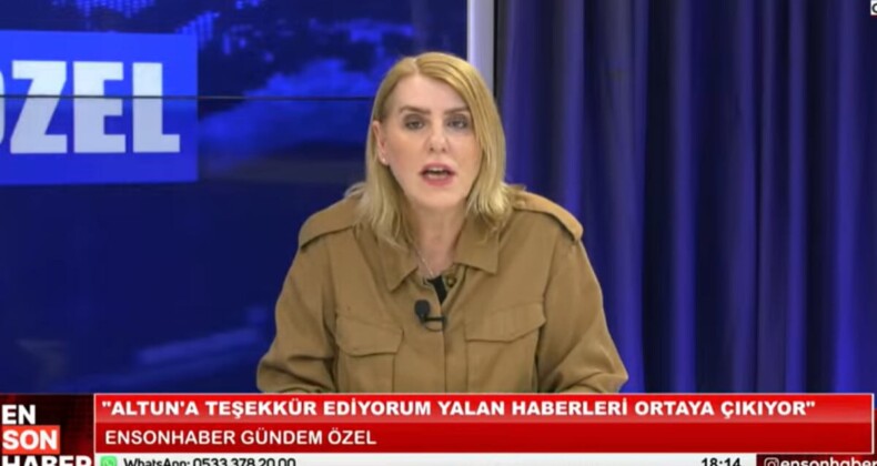 Sevda Türküsev’den İletişim Başkanı Fahrettin Altun’u hedef alan Eren Erdem’e sert tepki