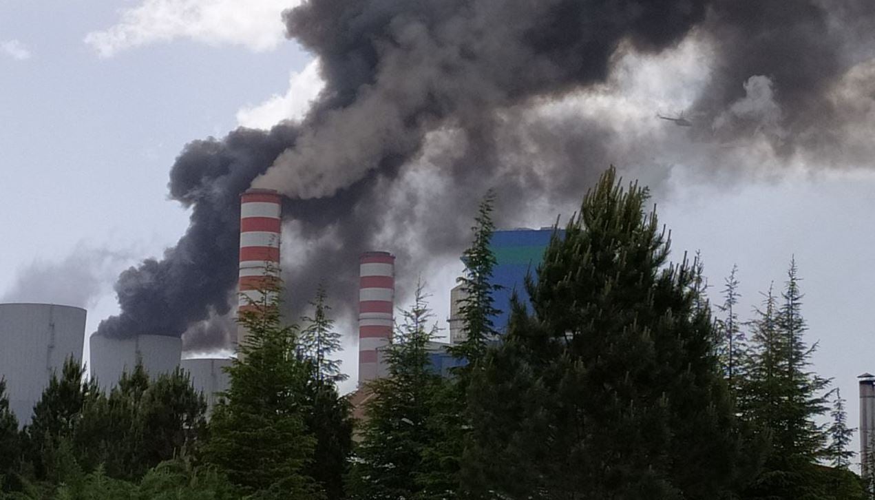 Son dakika… Afşin-Elbistan Termik Santralı’nda Yangın