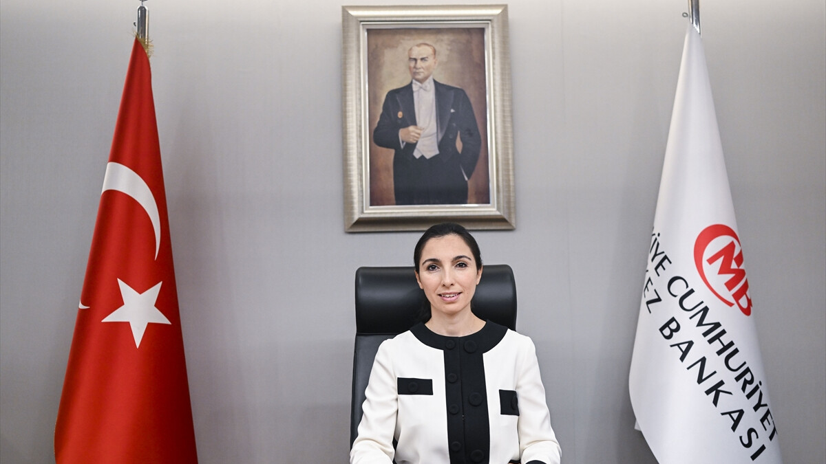 TCMB Başkanı Hafize Gaye Erkan’ın makam odasından ilk fotoğrafı