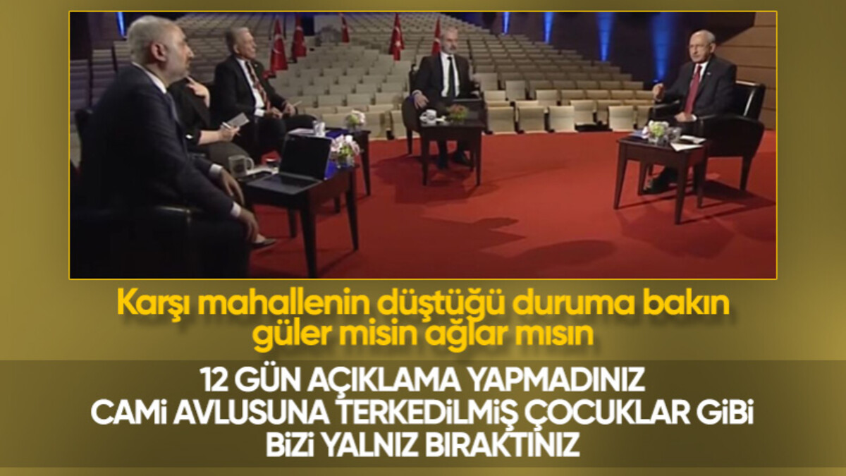 Uğur Dündar: 12 gün boyunca cami avlusuna terkedilmiş çocuklar gibi bizi yalnız bıraktınız