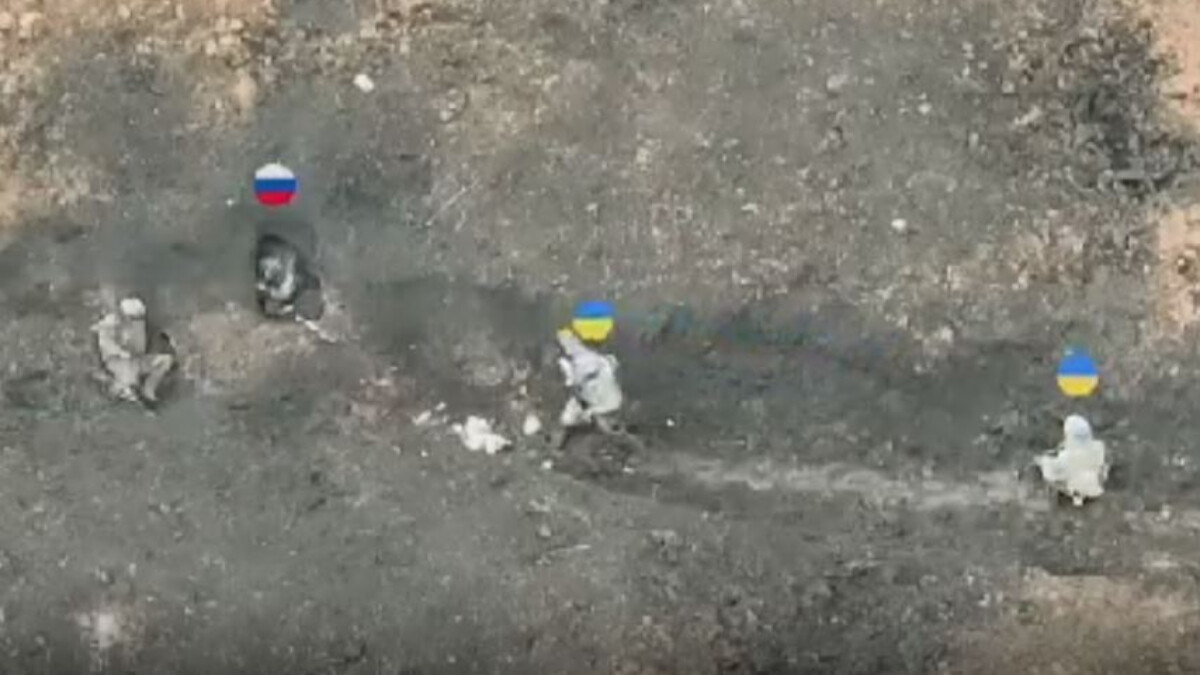 Ukrayna-Rusya Savaşı’nda siper çatışması havadan görüntülendi