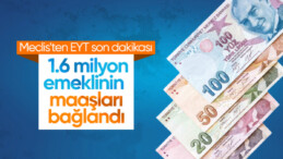 1.6 milyon EYT’linin emekli maaşı bağlandı