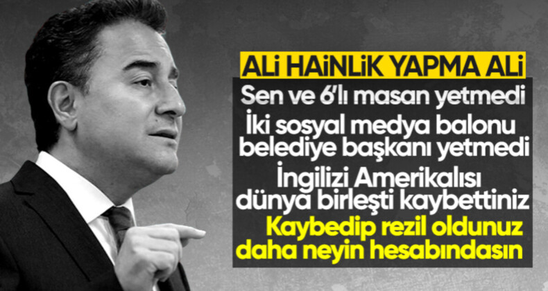 Ali Babacan: Helalinden kazanılmış bir seçim değil