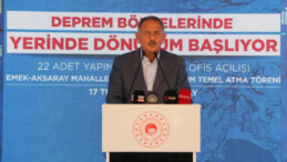 Bakan Özhaseki: Yerinde dönüşüme bir saatte bin 200 başvuru yapıldı