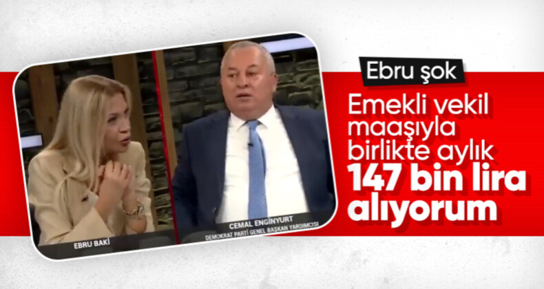 Cemal Enginyurt emekli milletvekili maaşını söyledi: Ebru Baki şaşkına döndü