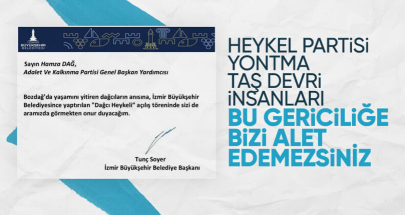 CHP’li İzmir Büyükşehir Belediyesi ‘dağcı heykeli’ yaptırmaya hazırlanıyor