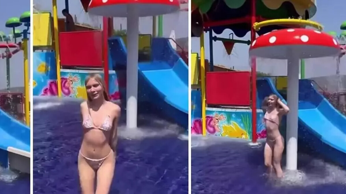 Çocuk havuzunda yüzen Aleyna Tilki coştu! Bikinisini gören yorum yaptı: “Giyinmeyi unutmuşsun”