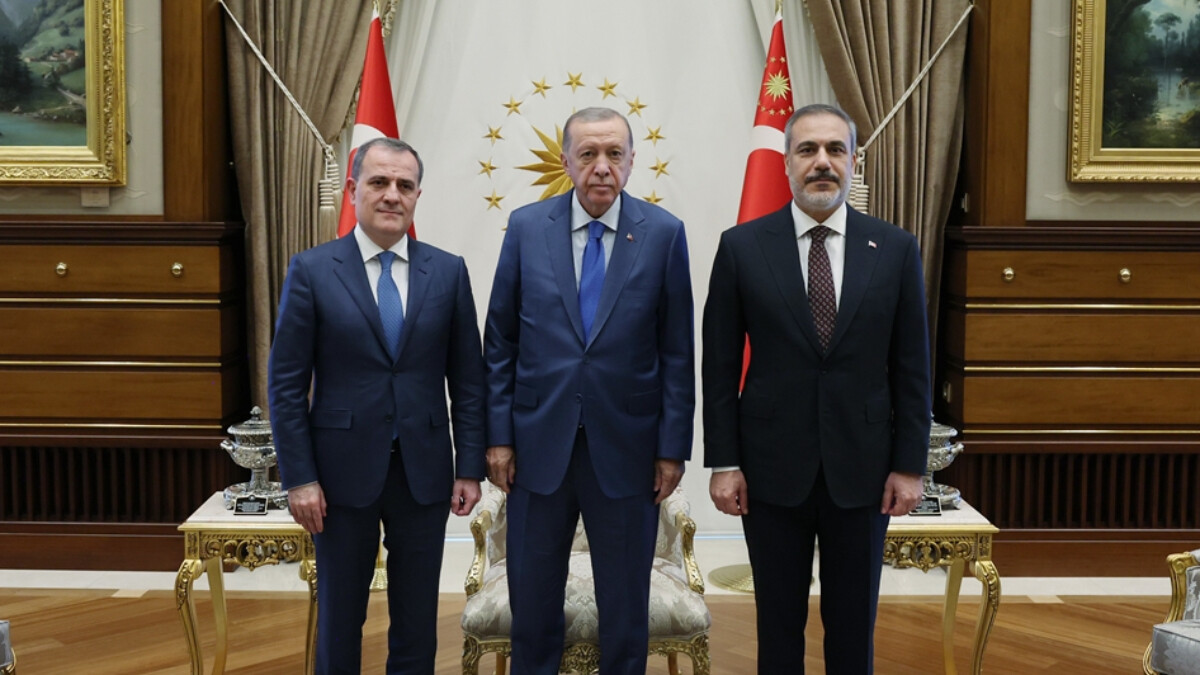 Cumhurbaşkanı Erdoğan, Ceyhun Bayramov’u kabul etti