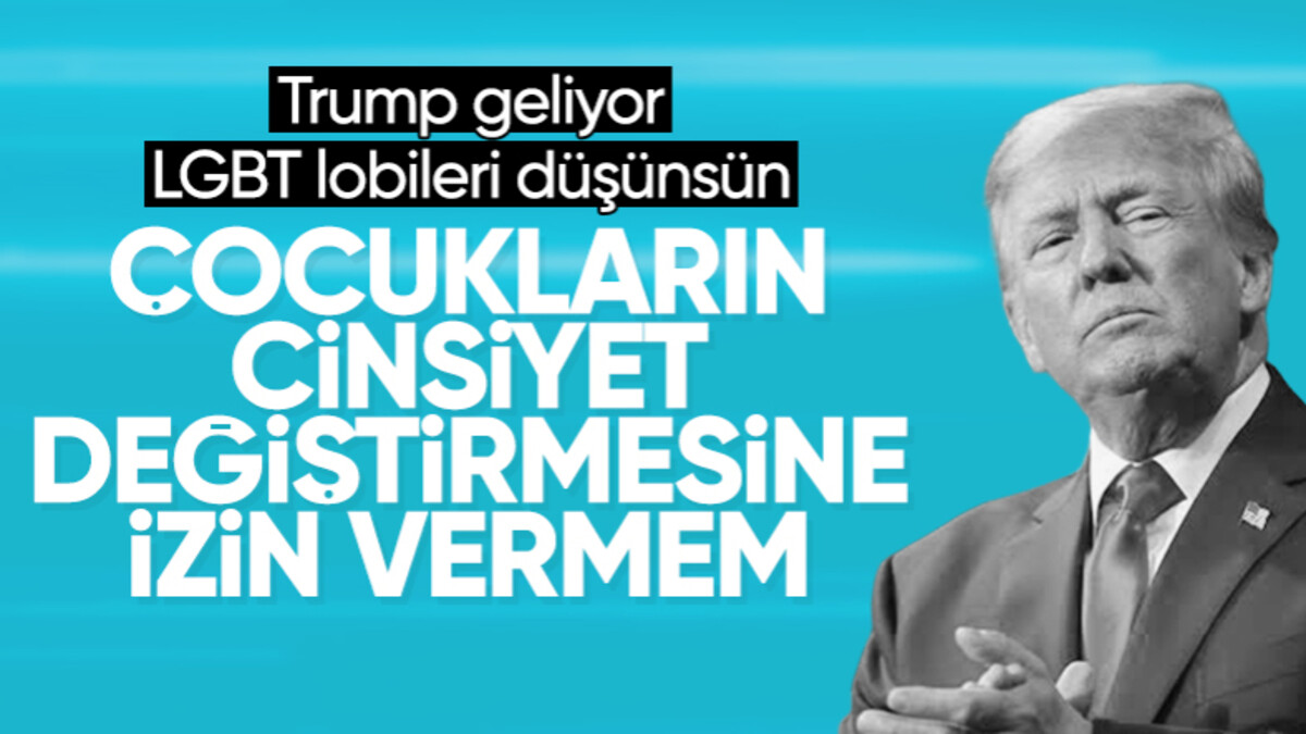 Donald Trump, cinsiyet değişikliğine karşı planlarıyla dikkat çekiyor