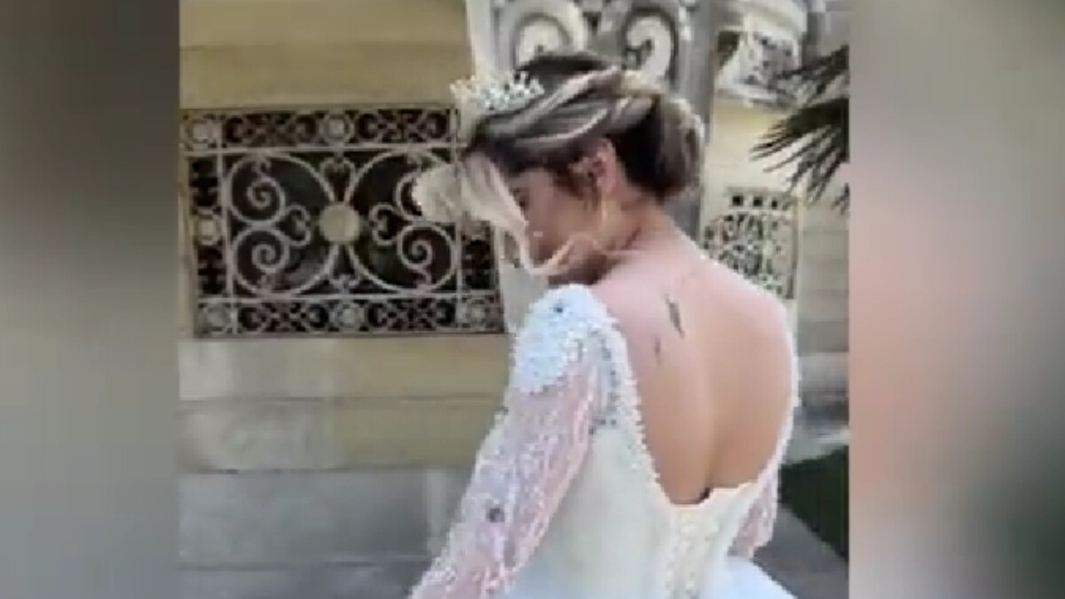 Düğün için yapılan fotoğraf çekimine martı engeli! Milyon dolarlık gelin pislik içinde kaldı