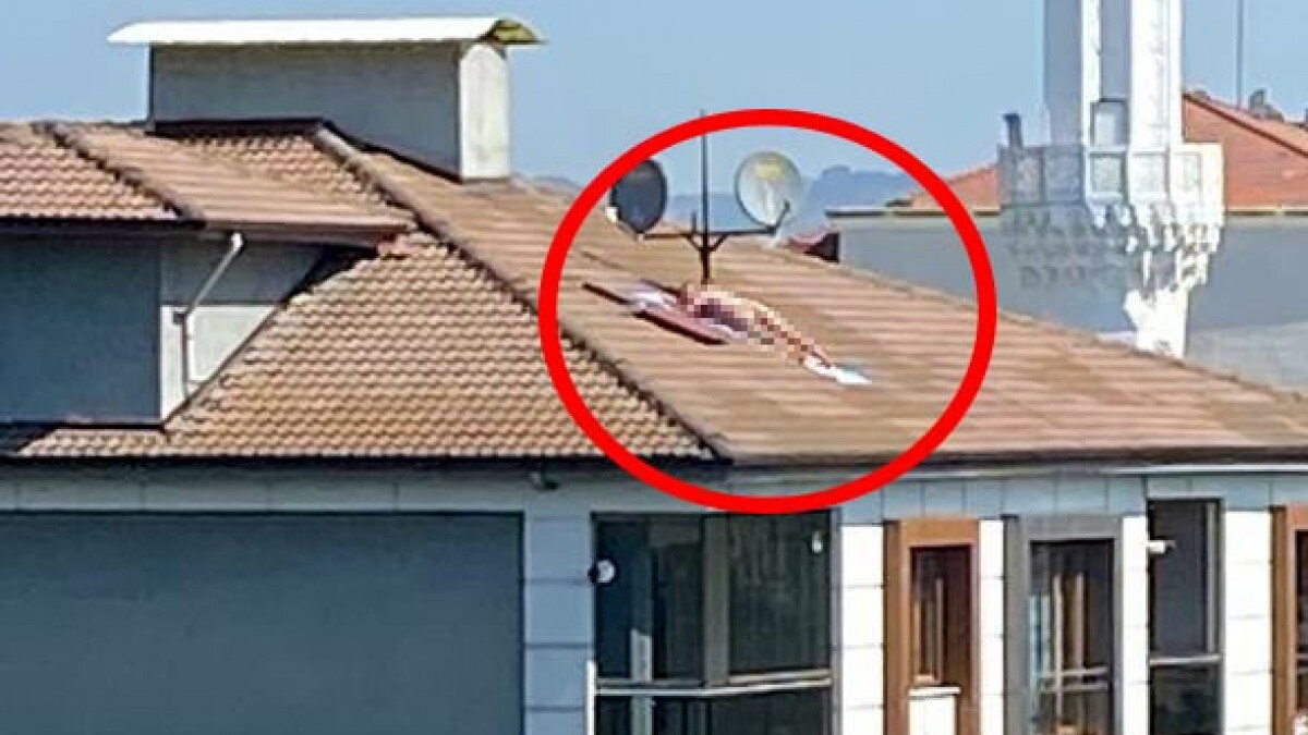 Düzce’de çatıda güneşlenen kişi apartmanın sahibi çıktı