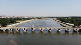 Edirne’nin içme suyunu karşılayan Meriç Nehri’nde kuraklık alarmı