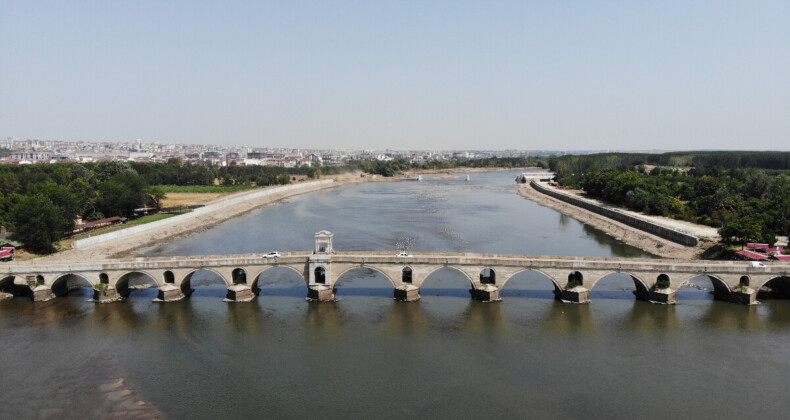 Edirne’nin içme suyunu karşılayan Meriç Nehri’nde kuraklık alarmı