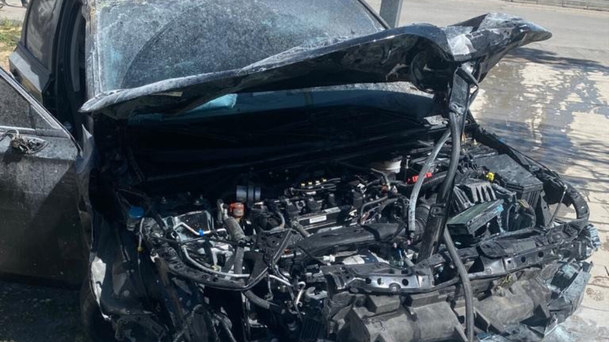 Erzurum’da epilepsi krizi geçiren şoför kaza yaptı