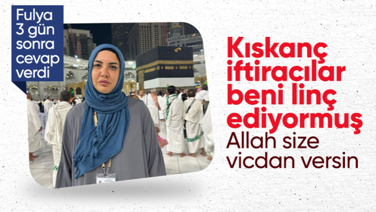 Fulya Öztürk’ten Umre ziyaretine gelen yorumlara tepki: Kötü kalpliler Allah size akıl vicdan versin