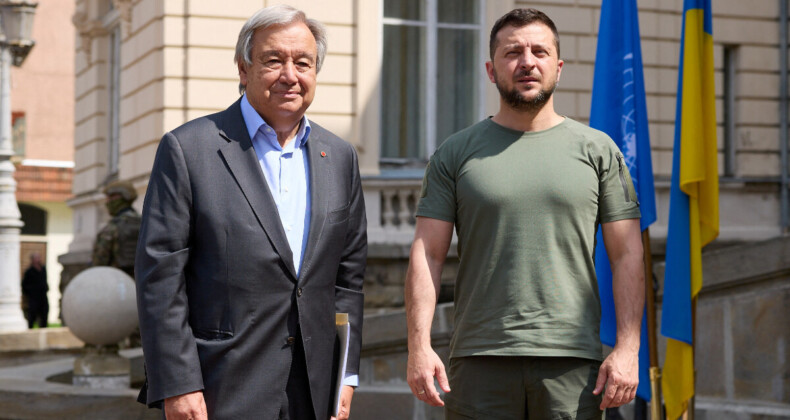 Guterres ile görüşen Zelensky: Rusya, 400 milyon kişinin hayatını tehlikeye atıyor