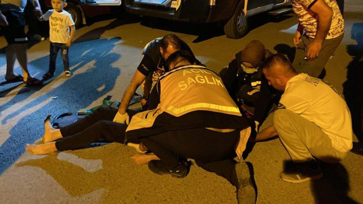 Karabük’te otomobile çarpan motosiklet sürücüsü yaralandı