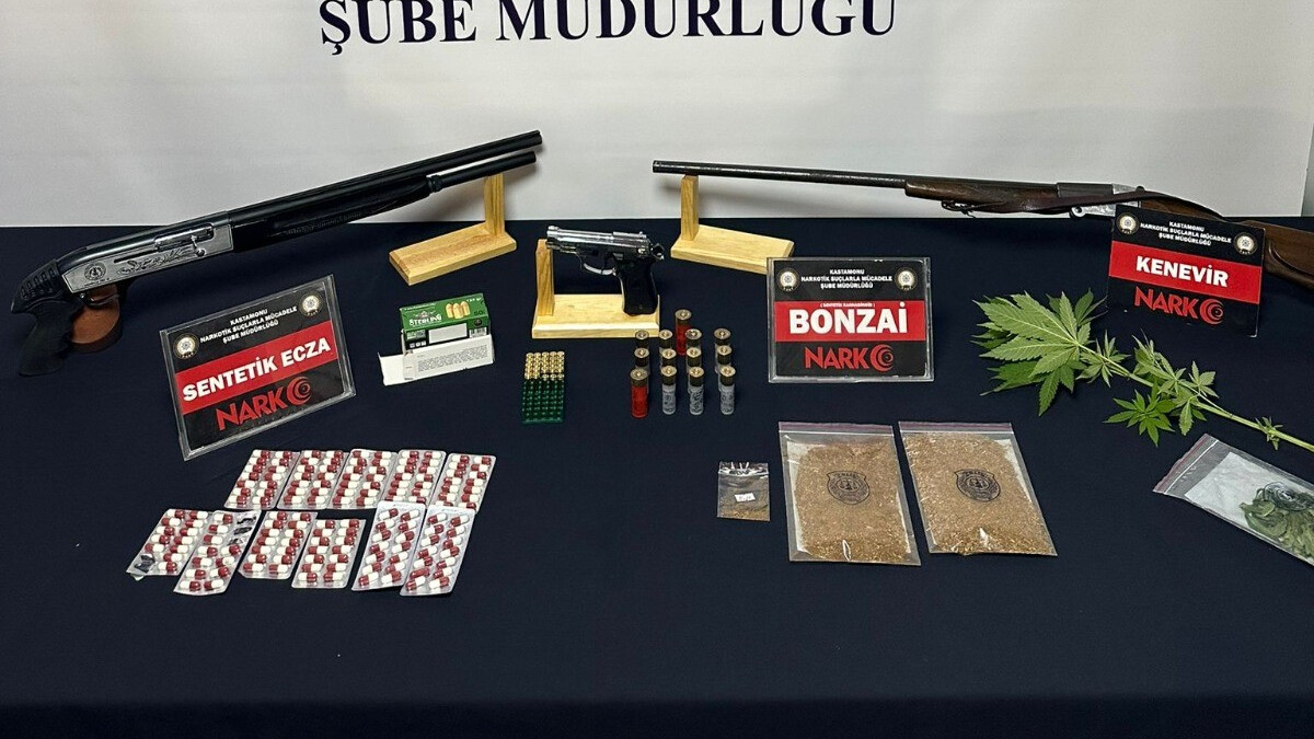 Kastamonu’daki uyuşturucu operasyonunda 1 kişi tutuklandı