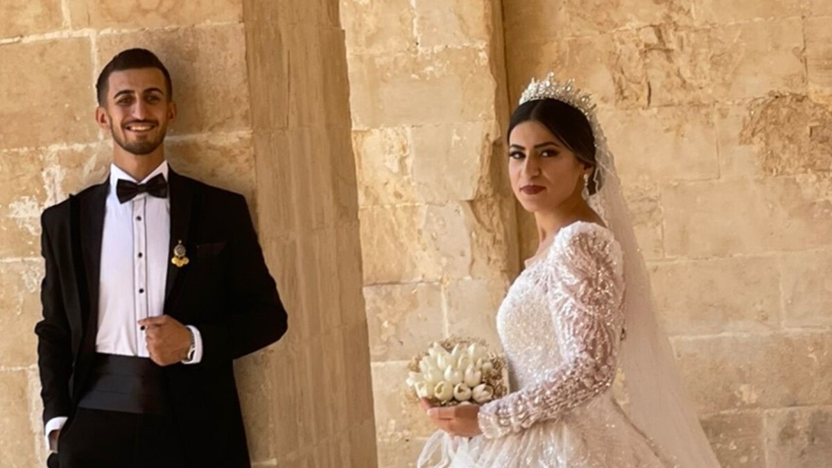 Mardin’de ilginç düğün konvoyu! Tırı gelin arabası yaptılar…