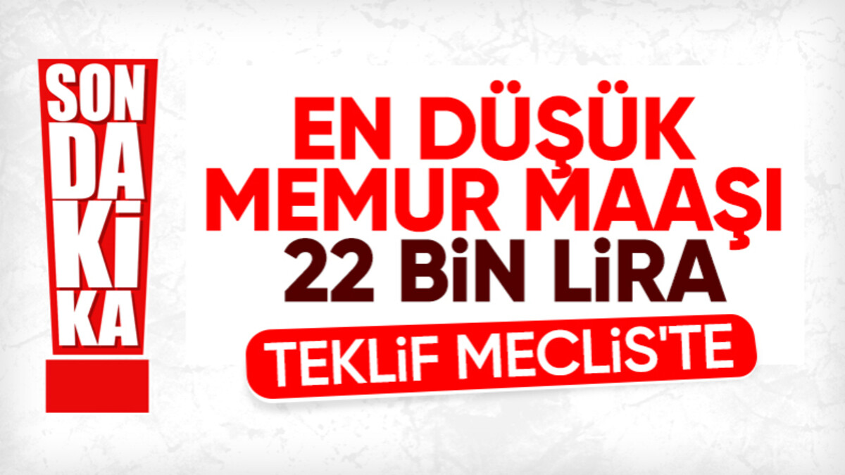 Memurların zam oranı belli oldu: Teklif Meclis’te