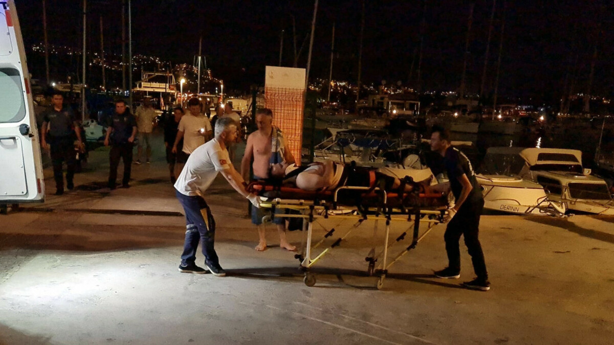 Muğla’da lastik bot patladı: 2 Türk yaralandı