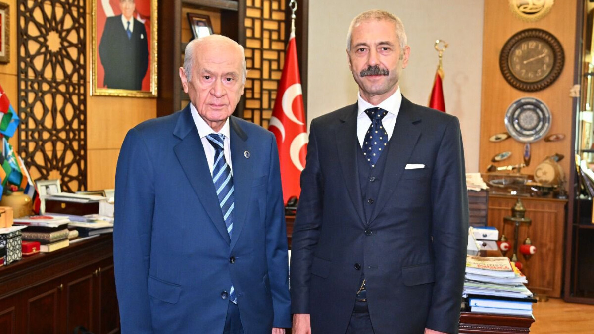 Sedat Şahin, Devlet Bahçeli’yi ziyaret etti