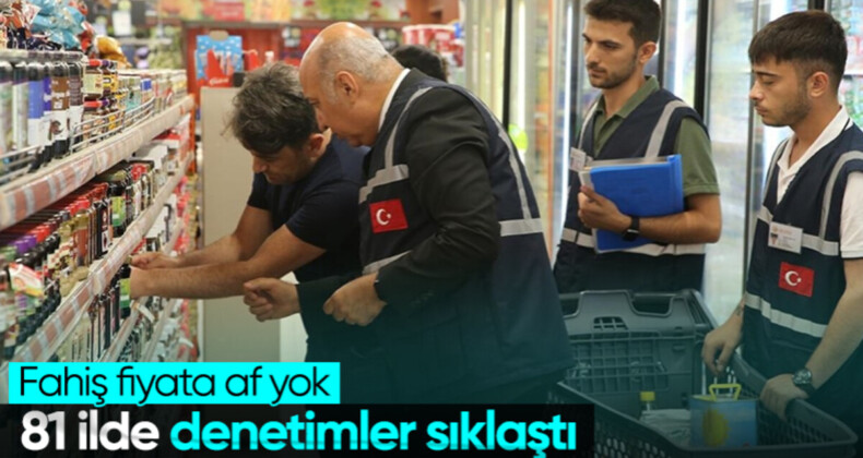 Ticaret Bakanlığı’nın marketlerdeki fiyat ve etiket denetimlerini sürüyor