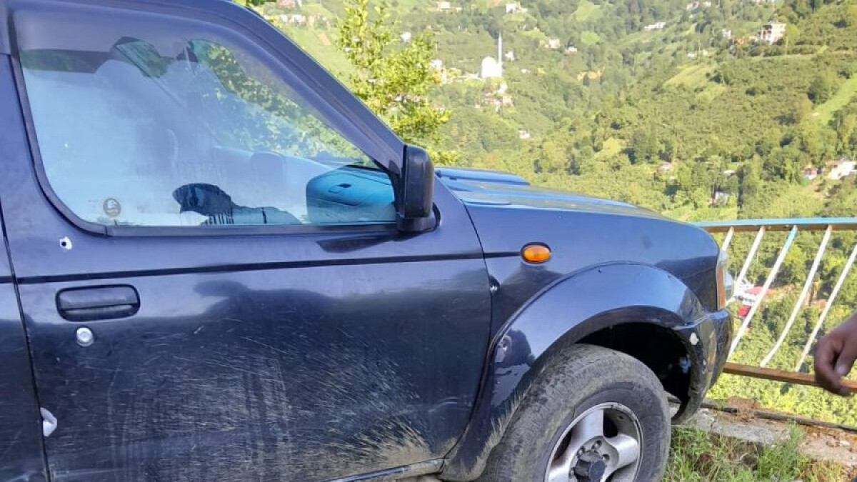 Trabzon’da kamyonetinde saldırıya uğrayan şoför can verdi