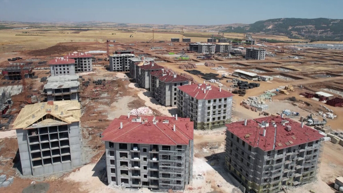 Adıyaman’da deprem konutlarında sona gelindi