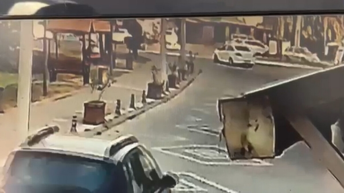 AK Parti İl Başkanının oğlunun Zonguldak’taki motor kazasının görüntüleri