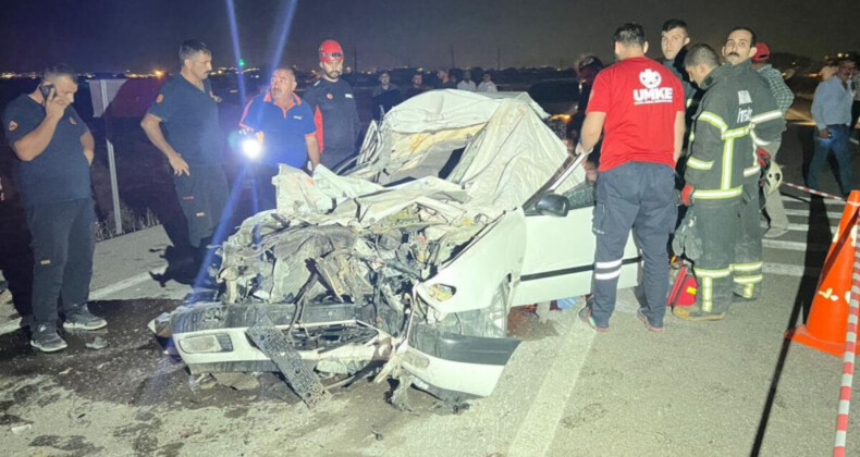 Aksaray’da otomobille kamyonetin çarpıştığı kazada 1 kişi öldü