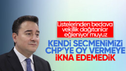 Ali Babacan: Seçmenimizi CHP’ye oy vermeye ikna edemedik