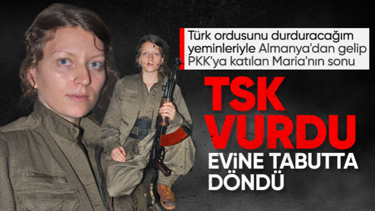 Alman vatandaşı PKK’lı terörist Eva Maria Steiger, TSK operasyonuyla öldürüldü