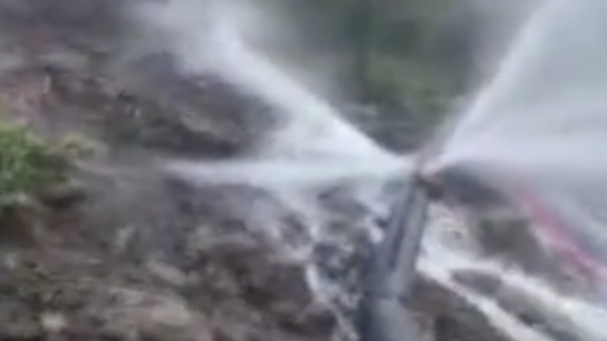 Artvin’de sağanak sonucu heyelan yaşandı