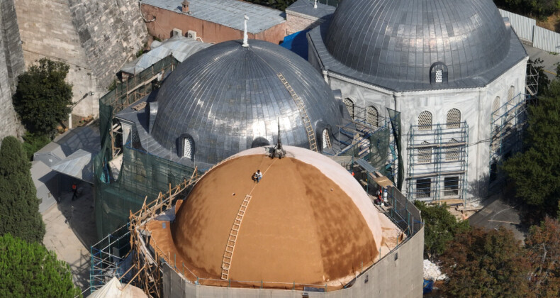 Ayasofya-i Kebir Camii Şerifi’nin birkaç nesil sürecek olan restorasyon çalışması başladı