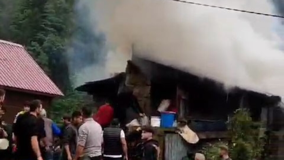 Ayder Yaylası’nda yangın! Ekipler müdahale ediyor