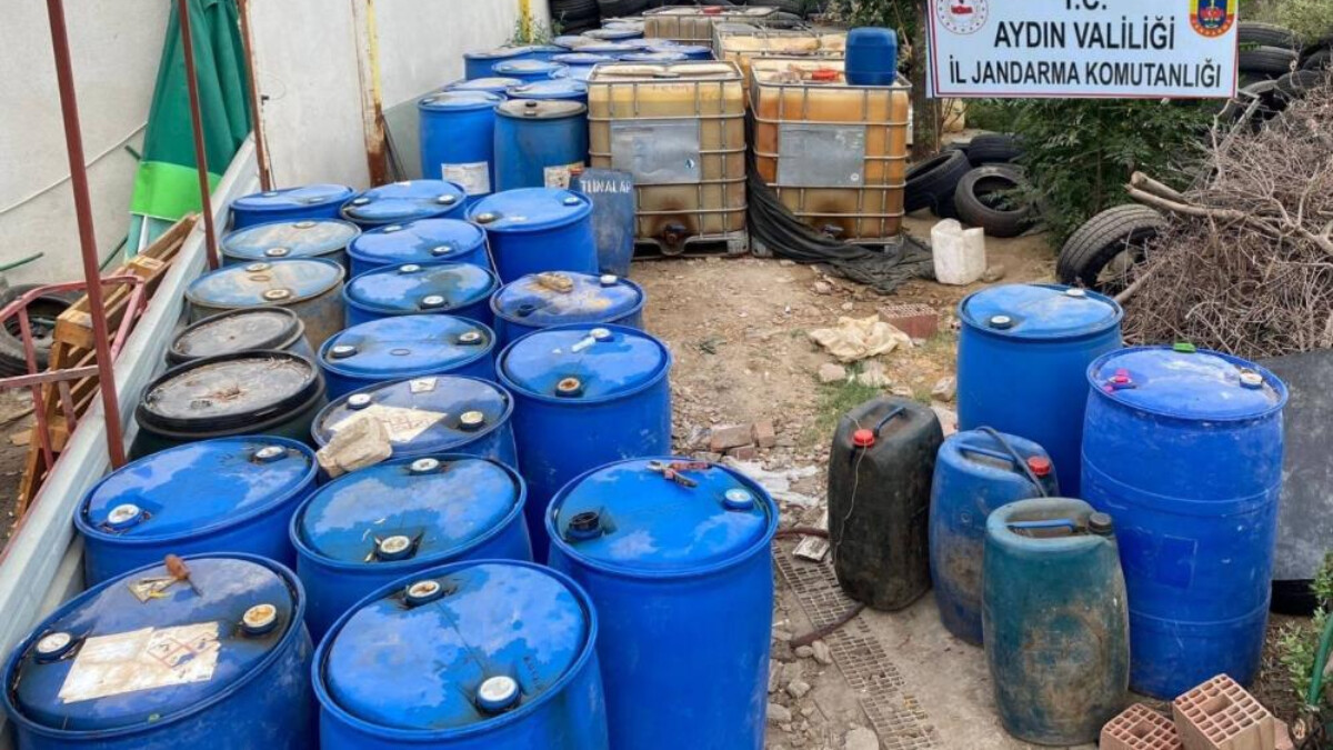 Aydın’da kaçakçılık operasyonu: 21 ton 876 litre kaçak akaryakıt bulundu