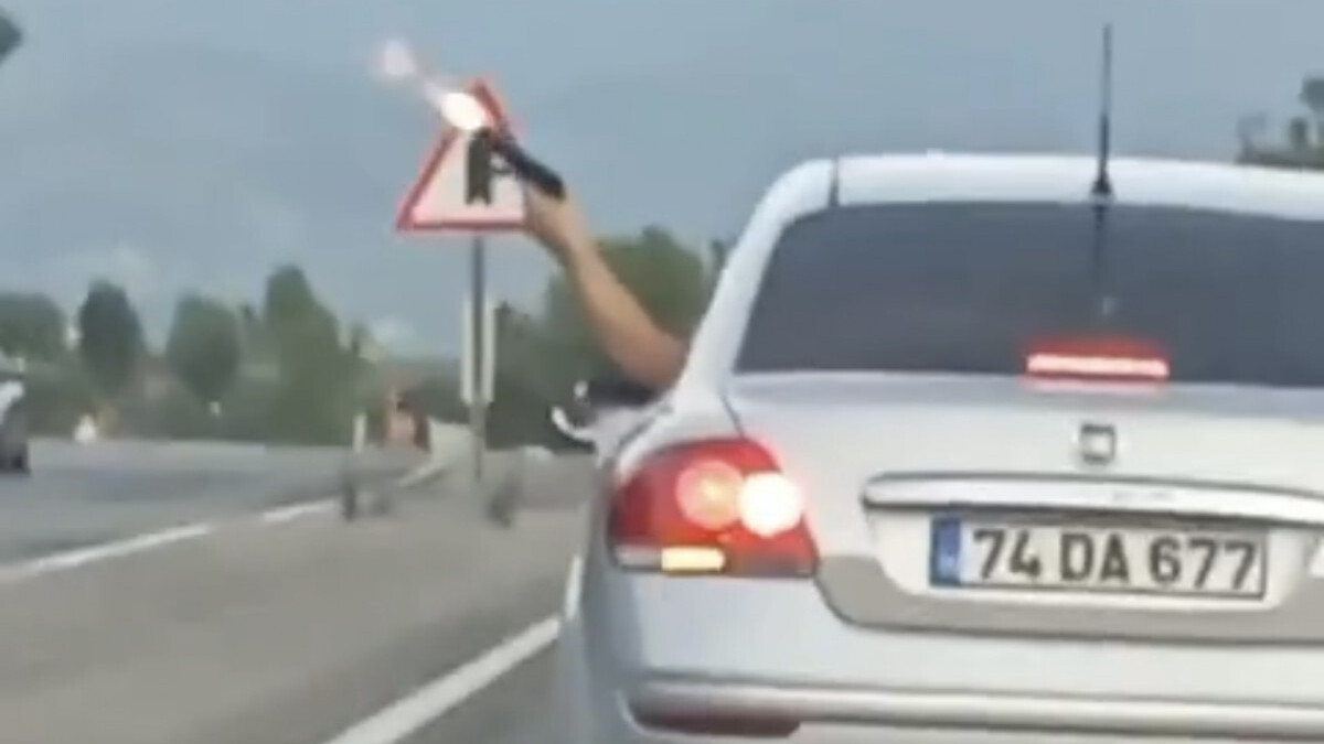 Bartın’da havaya ateş açan maganda yakalandı