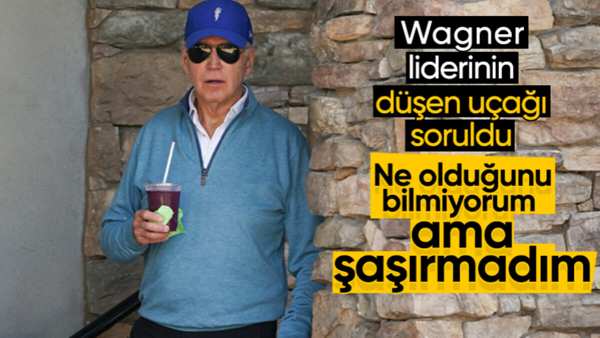 Biden’dan Prigojin’in ölümü ile ilgili açıklama: Şaşırmadım