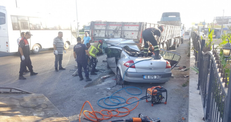 Bursa’da 4 kişinin öldüğü kazada tır sürücüsü tutuklandı