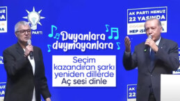 Cumhurbaşkanı Erdoğan ‘Duyanlara duymayanlara’ şarkısını söyledi