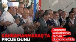 Cumhurbaşkanı Erdoğan, Kahramanmaraş Kentsel Dönüşüm Temel Atma Töreni’nde konuştu