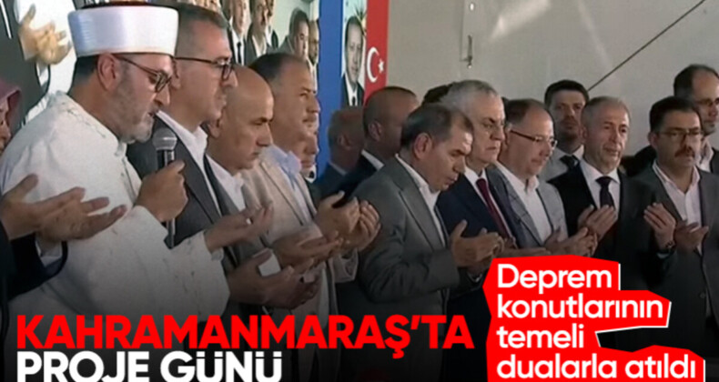 Cumhurbaşkanı Erdoğan, Kahramanmaraş Kentsel Dönüşüm Temel Atma Töreni’nde konuştu