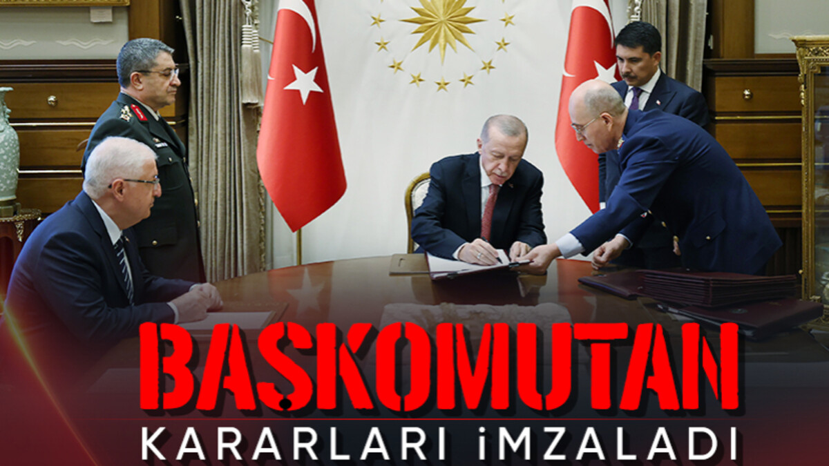 Cumhurbaşkanı Erdoğan, YAŞ kararlarının hayırlı olmasını temenni etti