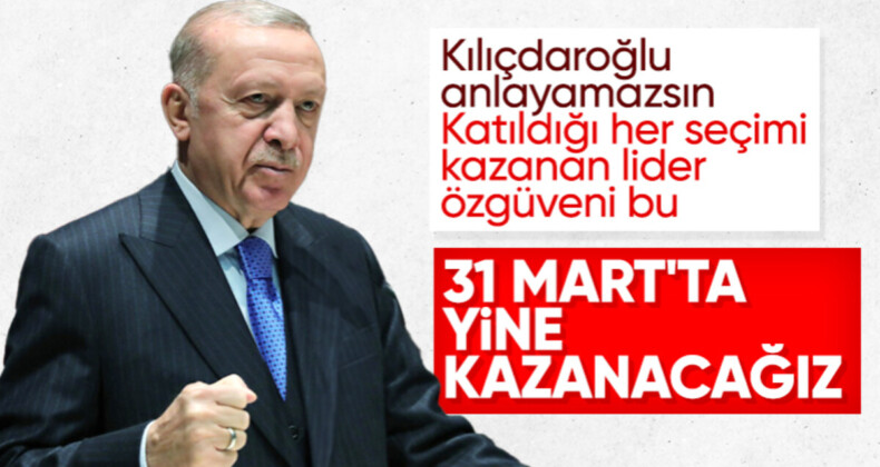 Cumhurbaşkanı Erdoğan’dan yerel seçim mesajı: Kazanan yine Türkiye Yüzyılı olacak