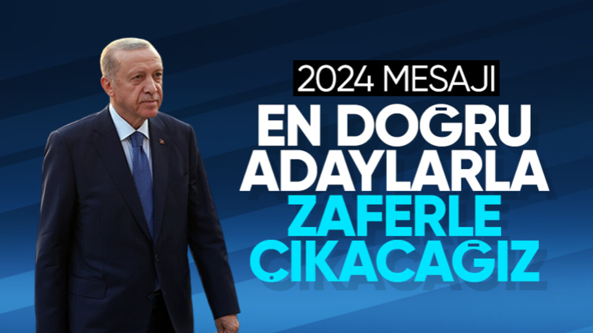 Cumhurbaşkanı Erdoğan’ın yerel seçim mesajı: En ideal adaylarla başarılı olacağız