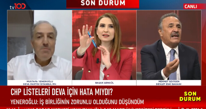 DEVA Partili Mustafa Yeneroğlu ile Mehmet Sevigen arasında tansiyon yükseldi