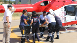 Diyarbakır’da kalp krizi geçirdi: Ambulans helikopter imdadına yetişti